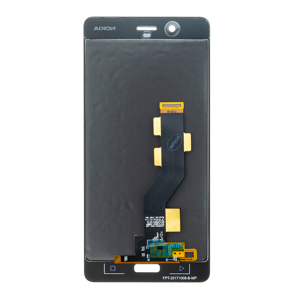 LCD-display Touch Unit Nokia 8 - Svart (Service Pack)