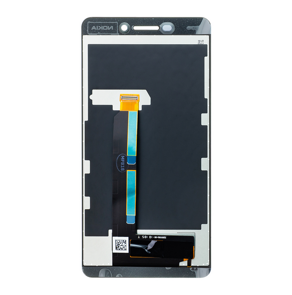 LCD-display Touch Unit Nokia 6.1 - Svart (Service Pack)