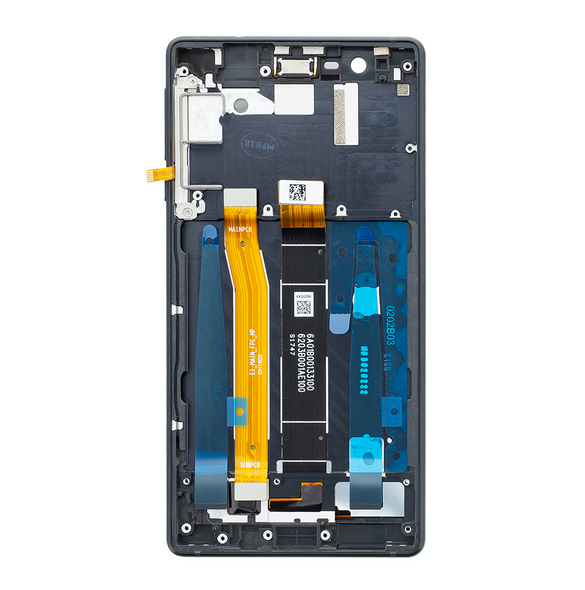 LCD-display + Touch Unit + Framsida Nokia 3 - Svart (Service Pack)