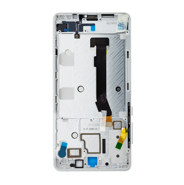 LCD-skärm + beröringsenhet + framsida för Xiaomi Mi Mix 2S - Vit (Service Pack)