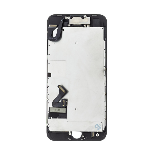 LCD-display + Touch Unit med små delar iPhone 8 - Svart