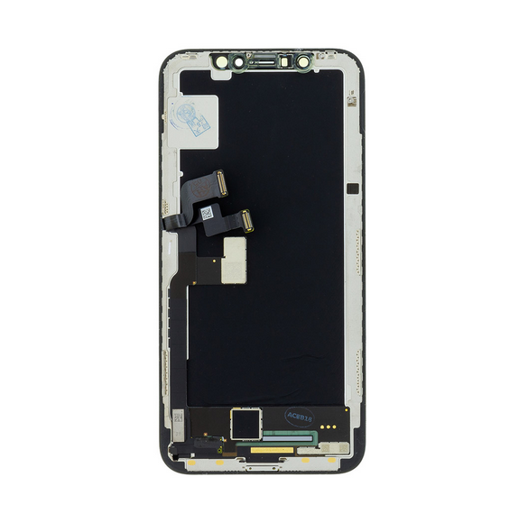 LCD-display + Touch Unit iPhone X - Svart Klass A