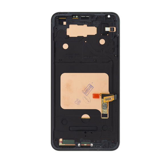 LCD-display + Touch Unit + Framsida LG V30 - Svart