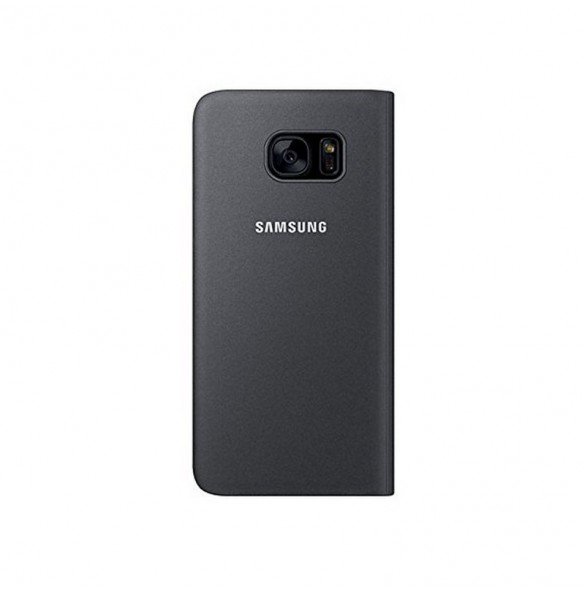 Samsung EF-CG935PBE S-View Case Vikbart Fodral Till Samsung Galaxy S7 Edge - Svart