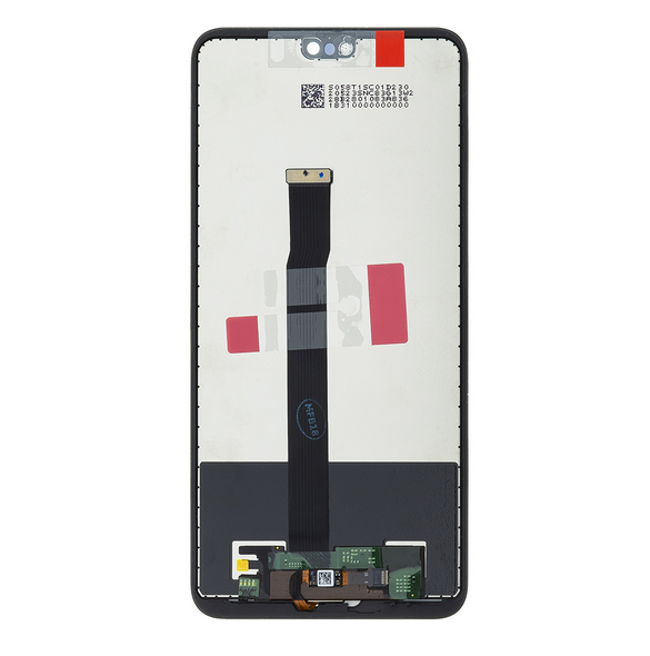 LCD-display + Touch Unit + Framsida Huawei P20 - Svart (Service Pack)