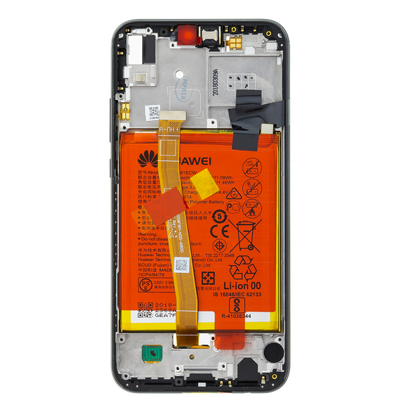LCD-display + Touch Unit Huawei P20 Lite - Svart (Service Pack)