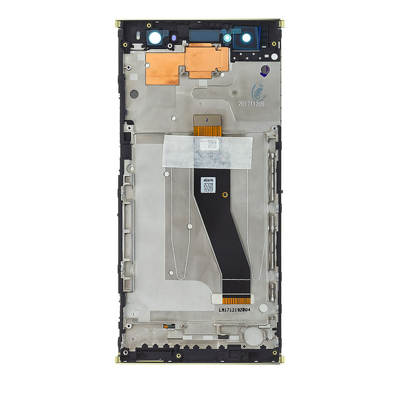 LCD-display + beröringsenhet + framsida Sony Xperia XA2 Ultra H4213 - Guld (servicepack)