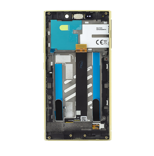 LCD-display + Touch Unit + Framsida Sony Xperia L2 H3311 - Guld (Service Pack)