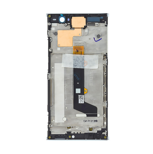 LCD-display + beröringsenhet + framsida Sony Xperia XA2 H4113 - Silver (Service Pack)