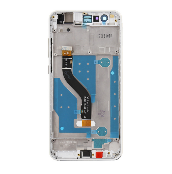 LCD-display + Touch Unit + Framsida Huawei P10 Lite - Vit