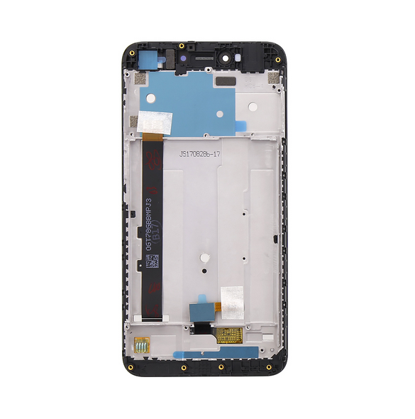 LCD-display + beröringsenhet + framsida för Xiaomi Redmi Note 5A - Svart