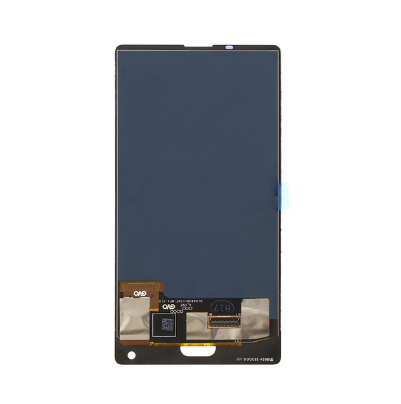 LCD-skärm + Touch Unite för Doogee Mix - Blå