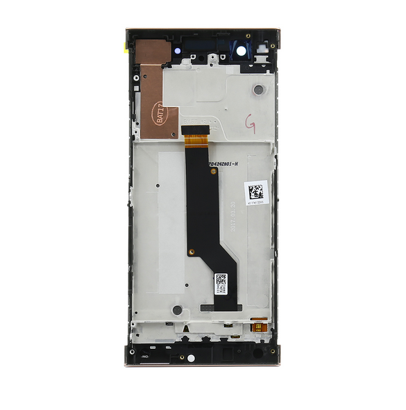 LCD-skärm Touch Unit Front Cover Sony Xperia XA1 G3121 - Rosa (Service Pack)