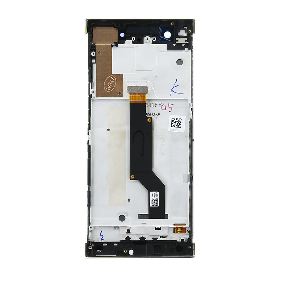 LCD-skärm Touch Unit Front Cover Sony Xperia XA1 G3121 - Guld (Service Pack)