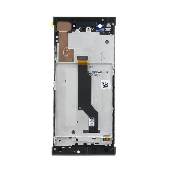 LCD-skärm Touch Unit Front Cover Sony Xperia XA1 G3121 - Svart (Service Pack)