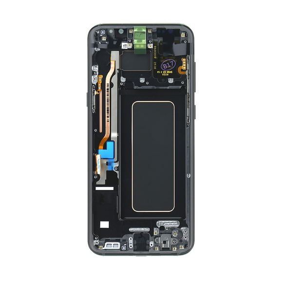 LCD-skärm + Touch Unit Samsung Galaxy S8 Plus G955 - Svart (Service Pack)