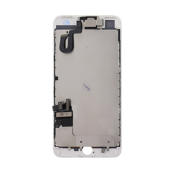 LCD-display + Touch Unit med små delar iPhone 7 Plus - Vit