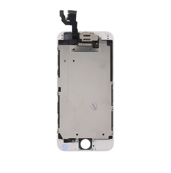 LCD-skärm Touch Unit med små delar iPhone 6 - Vit