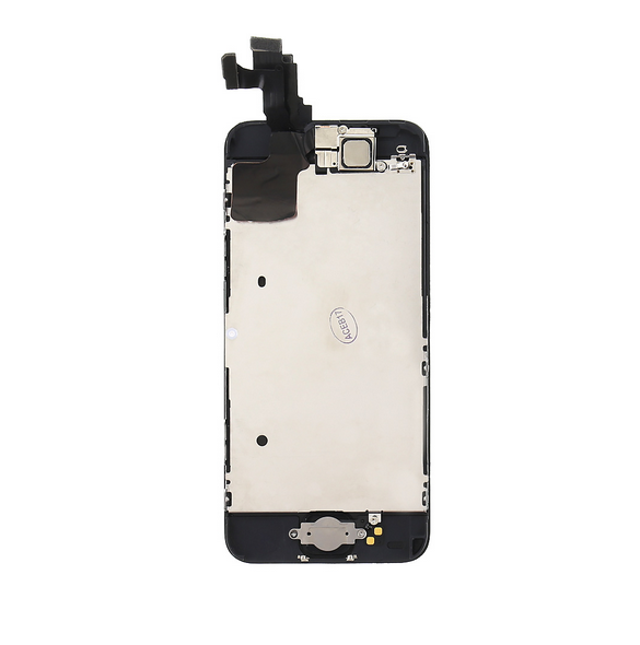 LCD-skärm Touch enhet med små delar iPhone 5S - Svart