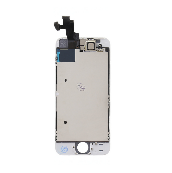LCD-skärm Touch enhet med små delar iPhone 5S - Vit