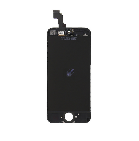 LCD-skärm Touch Unit iPhone 5S - Svart Klass A