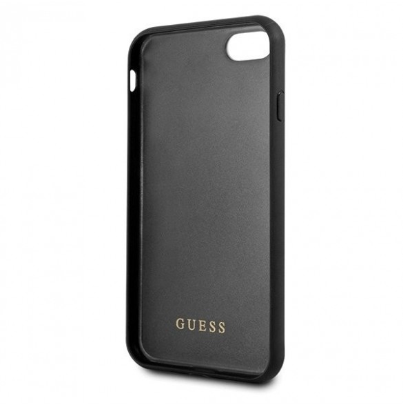 Guess hårt fodral Peony G Double Layer Glitter GUHCI8TGGPLP iPhone 7/8 - Rosa