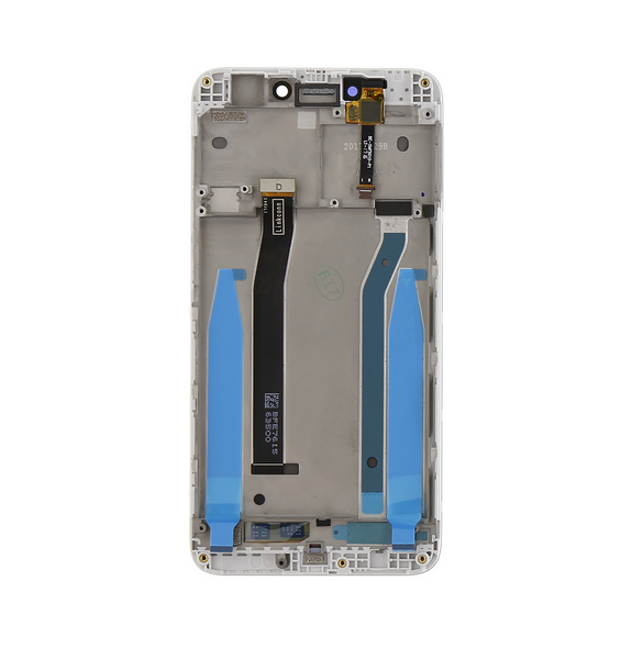 LCD-display + Touch Unit + Framsida Xiaomi Redmi 4X - Vit (Service Pack)