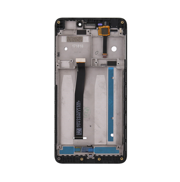 LCD-display + Touch Unit + Framsida Xiaomi redmi 4A - Svart (Service Pack)