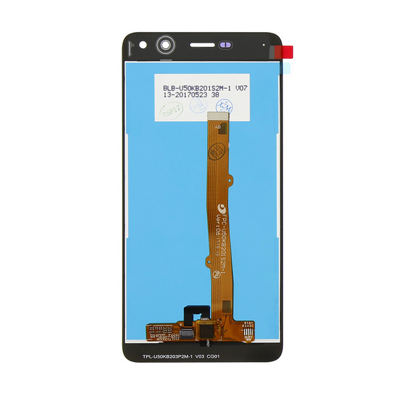 LCD-display + Touch Unit Huawei Y6 2017 - Guld