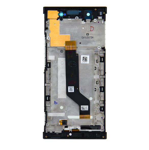 LCD-display + Touch Unit + Framsida Sony Xperia XA1 Ultra G3221 - Svart (Service Pack)