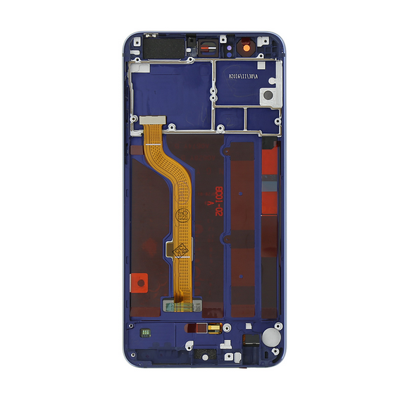 LCD-display + Touch Unit + Framsida Huawei Honor 8 - Blå