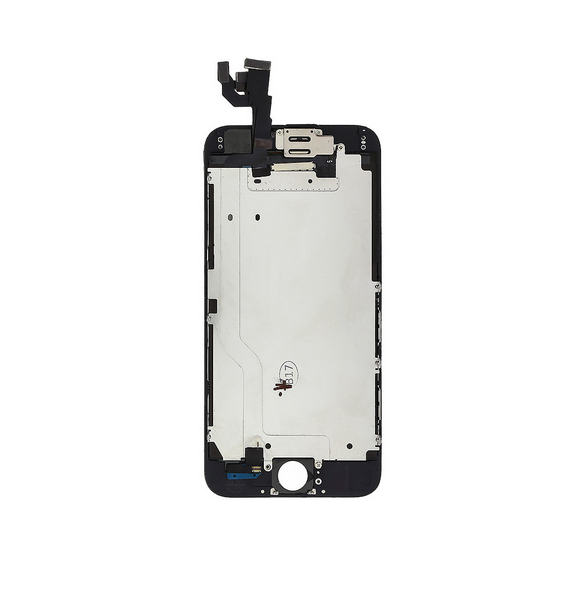 LCD-display + Touch Unit med små delar iPhone 6 - Svart