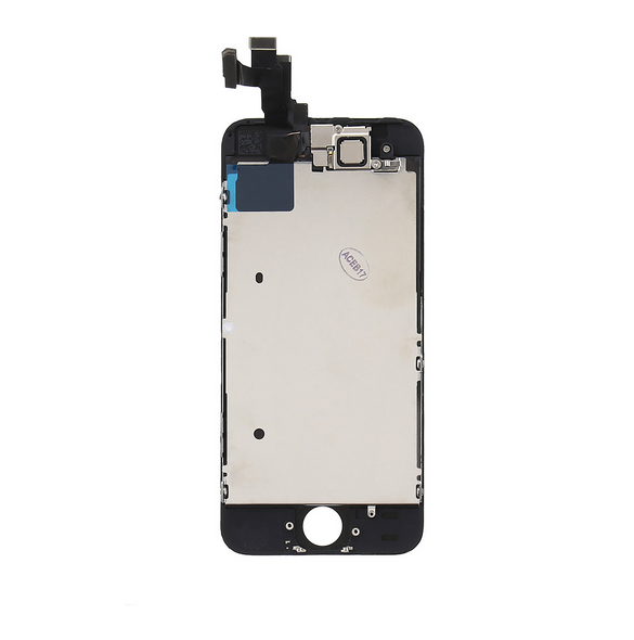 LCD-display + Touch Unit med smådelar iPhone 5S - Svart