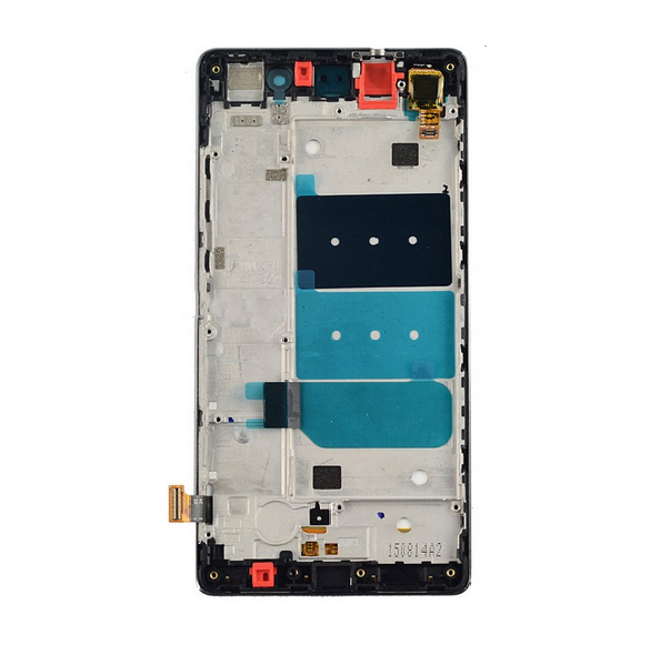 LCD-display + Touch Unit + Framsida Huawei P8 Lite - Guld