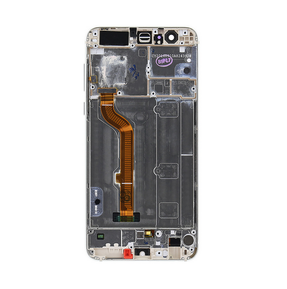 LCD-display + Touch Unit + Framsida Huawei Honor 8 - Vit
