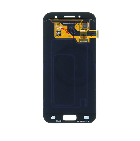 LCD-skärm + Touch Unit Samsung Galaxy A3 2017 A320 - Svart (Service Pack)