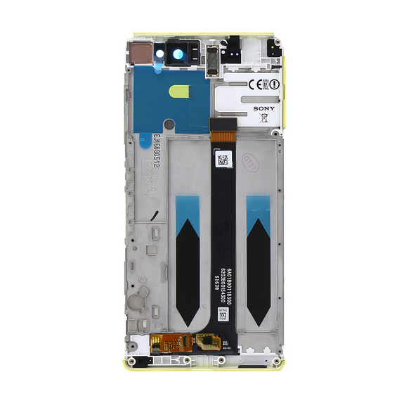 LCD-display + Touch Unit + Framsida Sony Xperia XA Ultra F3211 - Guld (Service Pack)