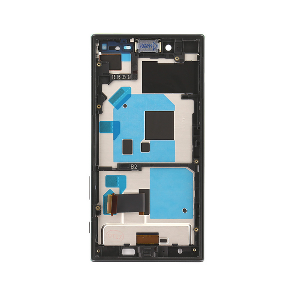 LCD-display + Touch Unit + Framsida Sony Xperia X Compact F5321 - Svart (Service Pack)