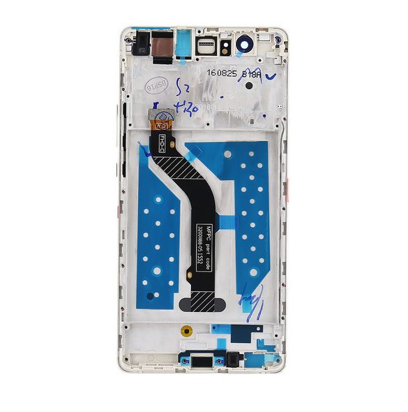 LCD-display + Touch Unit + Framsida Huawei P9 Lite - Guld