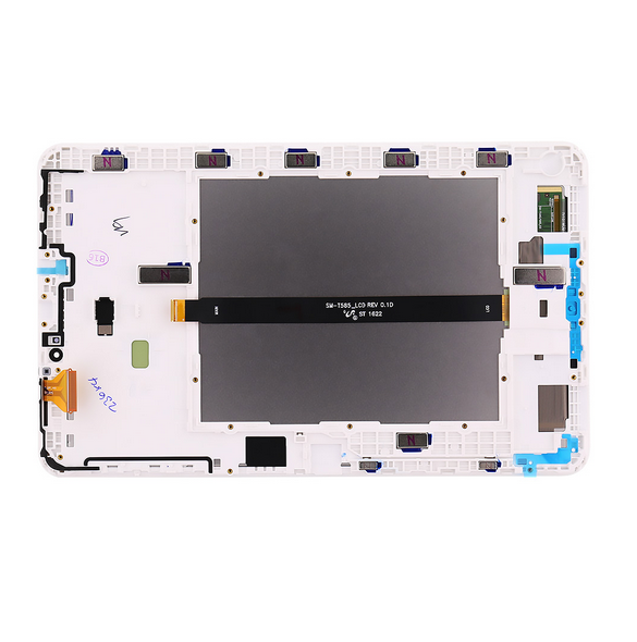 LCD-display + Touch Unit Samsung Galaxy TAB A (2016) T580 - Vit (Service Pack)