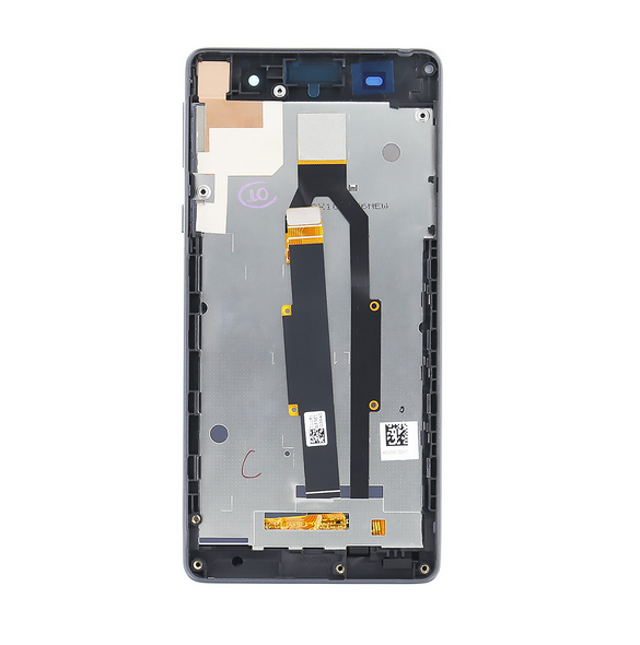 LCD-display + Touch Unit + Framsida Sony Xperia E5 F3311 - Svart (Service Pack)