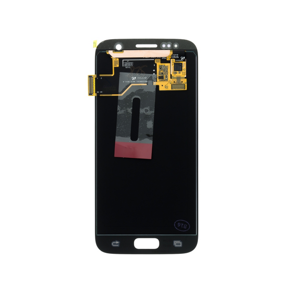 LCD-skärm + Touch Unit Samsung Galaxy S7 G930 - Silver (Service Pack)