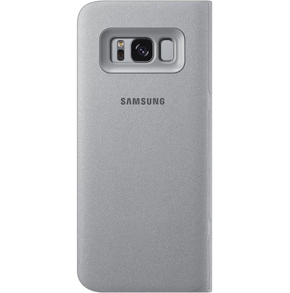 Samsung LED View Cover vikbart fodral till Samsung Galaxy S8 - Silver(NG950PSE)