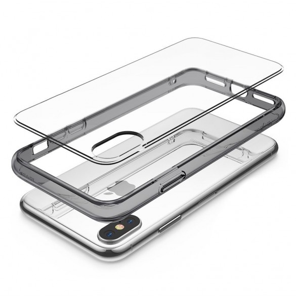 Genomskinligt och mycket snyggt omslag iPhone X / iPhone XS.