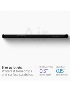 Svart och väldigt snyggt omslag OnePlus 7T Pro.