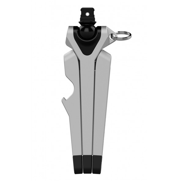 Kenu Stance, Tripod Phone Stand till iPhone 10, X, 8, 8 Plus, 7 Plus, 7, 6s Plus, 6s, 6 Plus, 6, SE - Silver / Svart