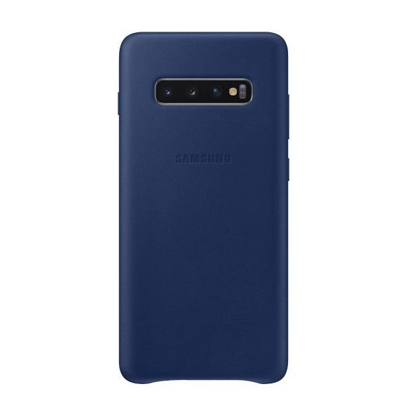 Marinblå och väldigt snygg täckning Samsung Galaxy S10 Plus.