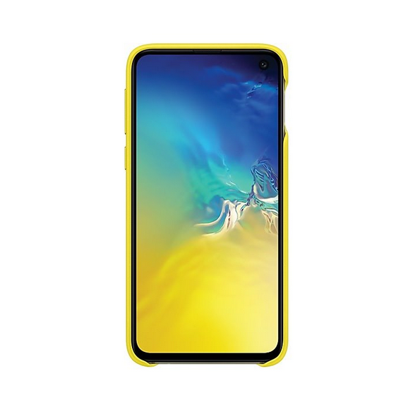 Gul och väldigt snygg täckning Samsung Galaxy S10e.