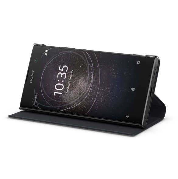 Sony SCSH10 Style Cover Flip till Sony Xperia XA2 - Svart