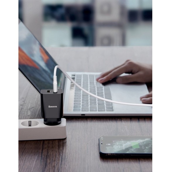 1 x BASEUS Speed Mini Dual USB Charger 10,5W